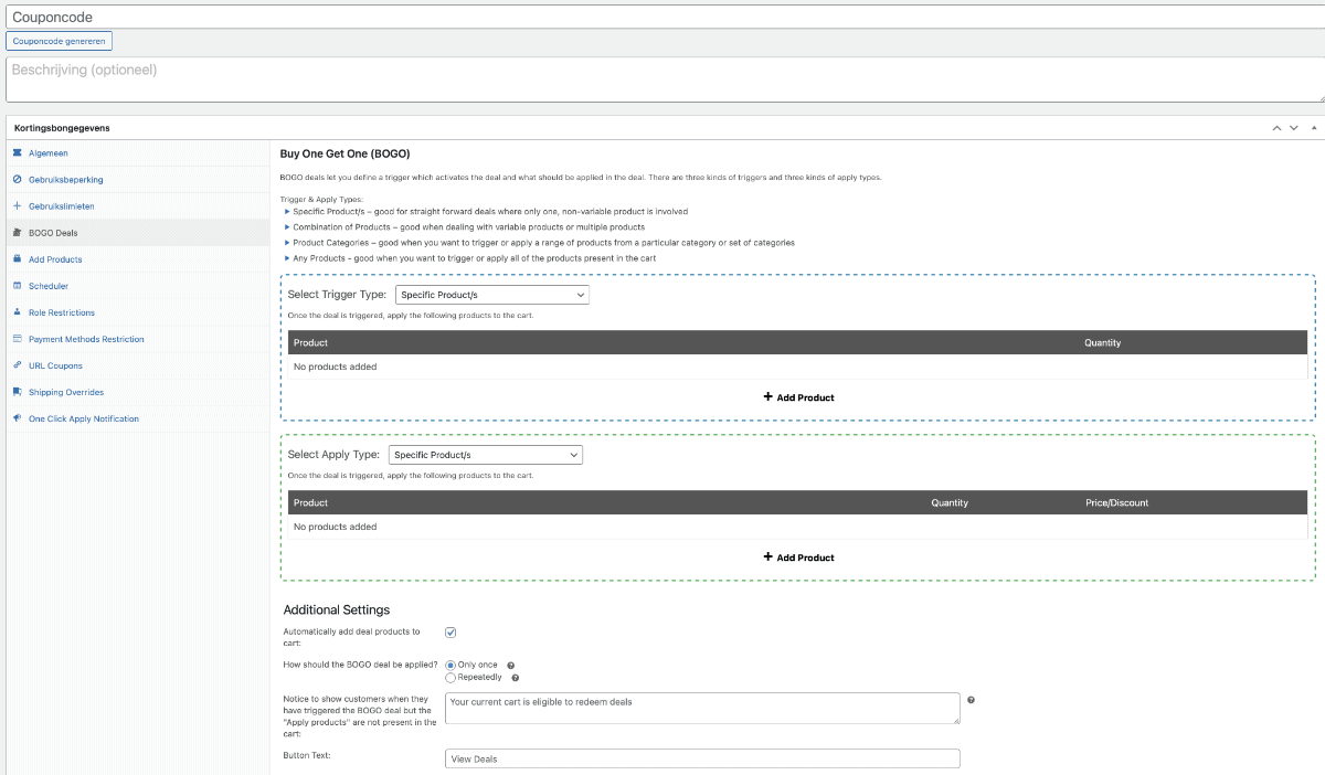 Buy One Get One ook wel BOGO deals genoemd