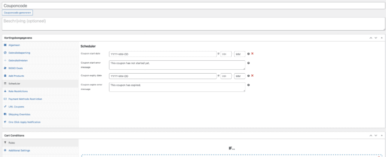 Waarom het belangrijk is om een datum aan je kortingscode te voegen!